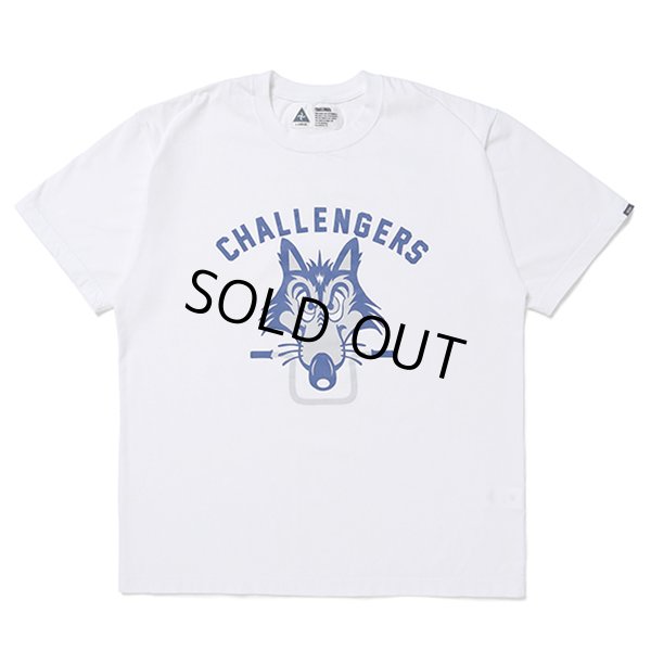 画像1: CHALLENGER/WOLF MC TEE（WHITE）［プリントT-24春夏］