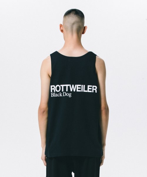 他の写真3: ROTTWEILER/2 LINE TANK TOP（BLACK） 【30%OFF】［タンクトップ-24春夏］