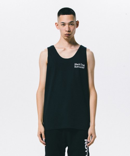 他の写真2: ROTTWEILER/2 LINE TANK TOP（BLACK） 【30%OFF】［タンクトップ-24春夏］