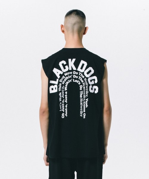 他の写真3: ROTTWEILER/R.W NO SLEEVE TEE（BLACK） 【30%OFF】［ノースリーブT-24春夏］