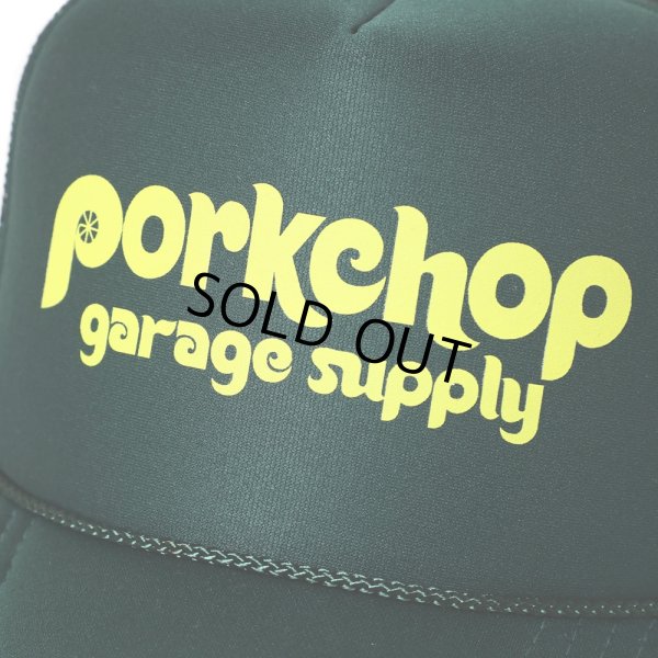 画像3: PORKCHOP/WHEEL LOGO MESH CAP（DARK GREEN）［メッシュキャップ-23秋冬］