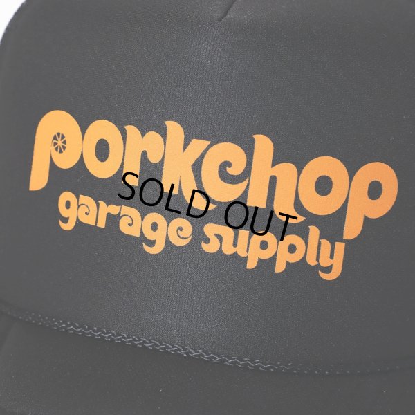 画像3: PORKCHOP/WHEEL LOGO MESH CAP（BLACK）［メッシュキャップ-23秋冬］