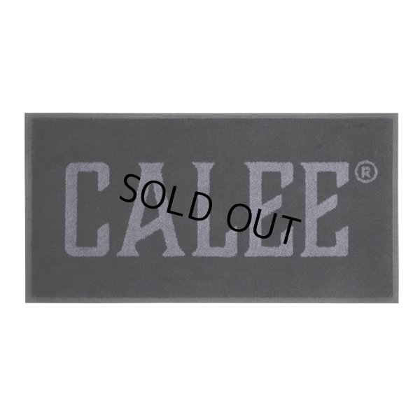 画像1: CALEE/CALEE LOGO RUBBER FOOT MAT（BLACK/GRAY） 【30%OFF】［ラバーフロアマット-24春夏］