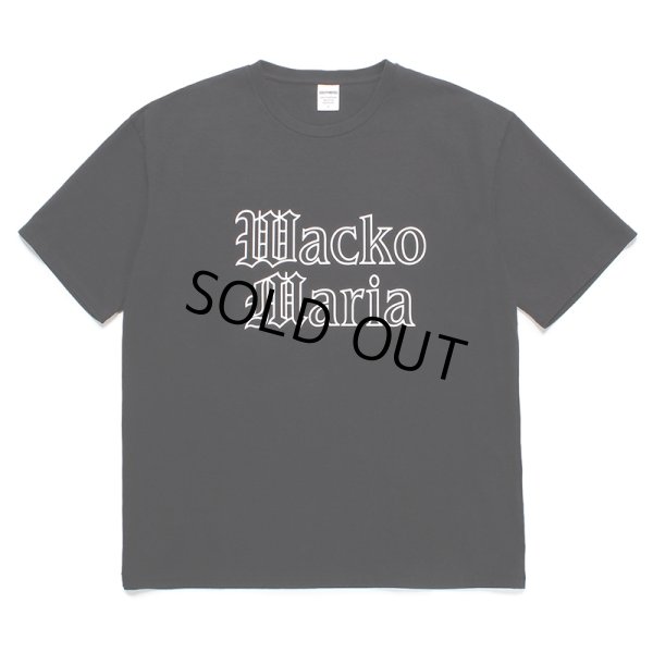 画像1: WACKO MARIA/WASHED HEAVY WEIGHT T-SHIRT（BLACK）［プリントT-24春夏］