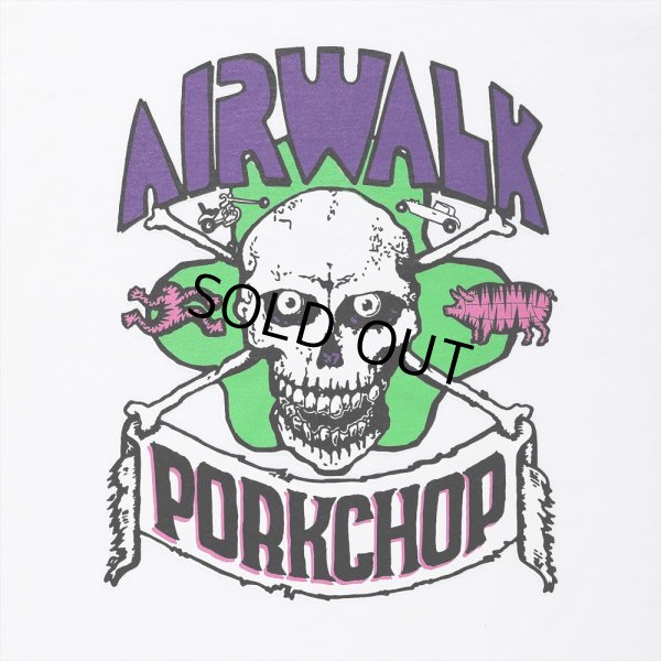 画像4: PORKCHOP/AP SKELETON L/S TEE（×AIRWALK CLASSICS）（WHITE）［プリント長袖T-24春夏］