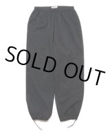 COOTIE PRODUCTIONS/Polyester Perforated Cloth Track Pants（Black）［トラックパンツ-24春夏］