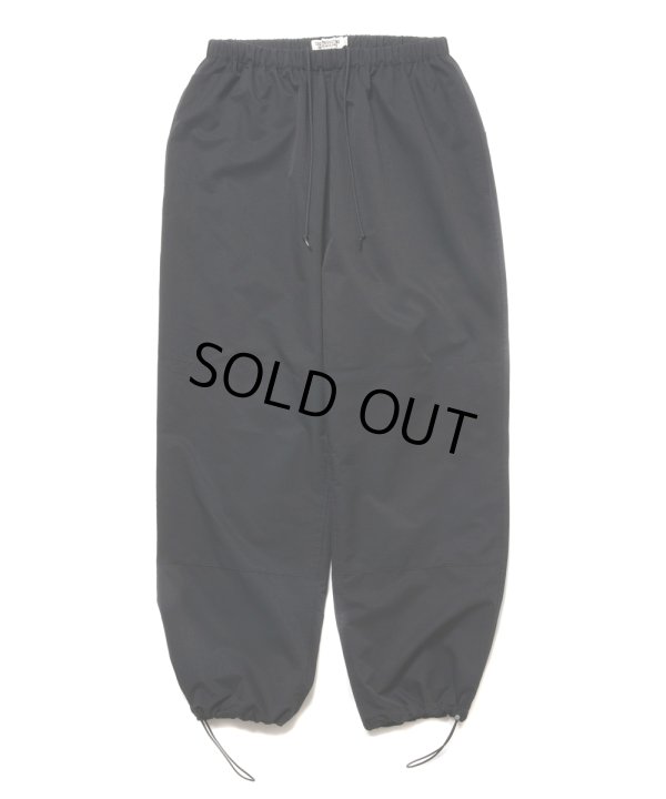 画像1: COOTIE PRODUCTIONS/Polyester Perforated Cloth Track Pants（Black）［トラックパンツ-24春夏］