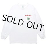 WACKO MARIA/HIGH TIMES / LONG SLEEVE T-SHIRT（WHITE）［プリント長袖T-24春夏］