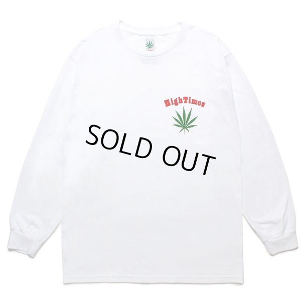 画像1: WACKO MARIA/HIGH TIMES / LONG SLEEVE T-SHIRT（WHITE）［プリント長袖T-24春夏］