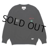 WACKO MARIA/HIGH TIMES / CLASSIC KNIT SWEATER（BLACK）［クラシックニットセーター-24春夏］