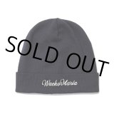 WACKO MARIA/COTTON KNIT WATCH CAP（NAVY）［コットンニットキャップ-24春夏］