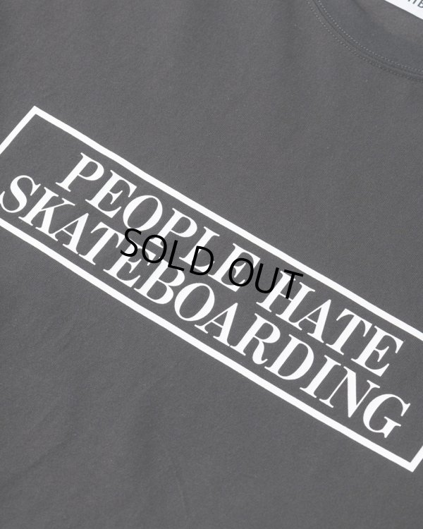 画像3: TIGHTBOOTH/PEOPLE HATE SKATE T-SHIRT（Black）［プリントT-24春夏］