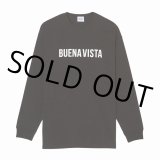 BUENA VISTA/BUENA VISTA LOGO L/S（BLACK）［プリント長袖T-24春夏］