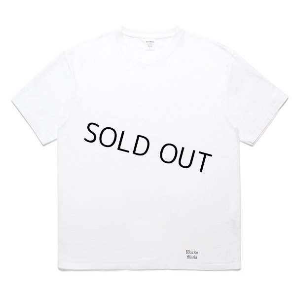 画像1: WACKO MARIA/WASHED HEAVY WEIGHT T-SHIRT（WHITE）［プリントT-24春夏］