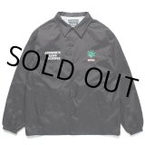 WACKO MARIA/舐達麻 / HIGH TIMES / COACH JACKET（BLACK）［コーチJKT-24春夏］