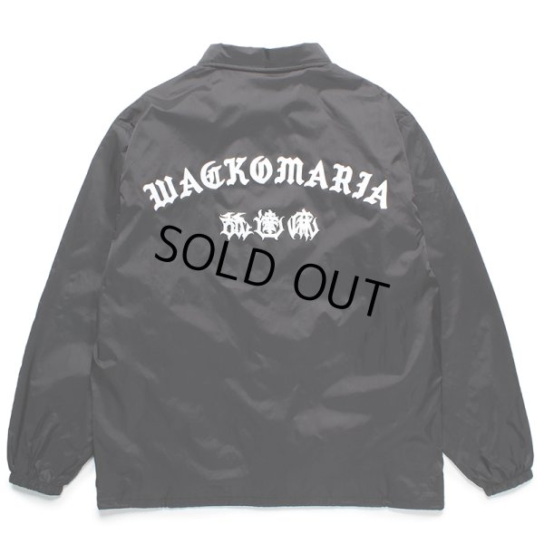 画像2: WACKO MARIA/舐達麻 / HIGH TIMES / COACH JACKET（BLACK）［コーチJKT-24春夏］