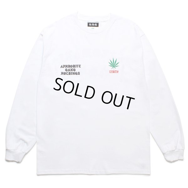 画像1: WACKO MARIA/舐達麻 / HIGH TIMES / LONG SLEEVE T-SHIRT（WHITE）［プリント長袖T-24春夏］