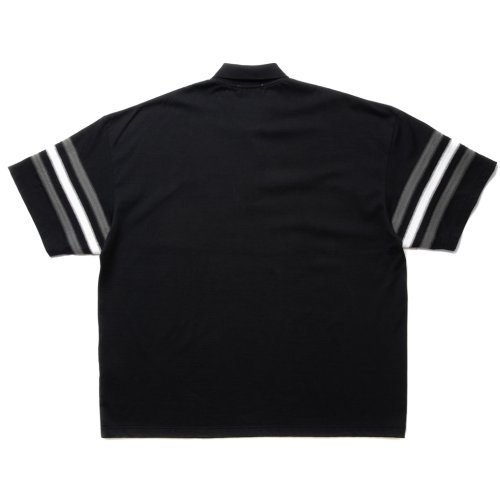 他の写真2: COOTIE PRODUCTIONS/Jacquard Sleeve S/S Polo（Black）［ジャガードスリーブポロ-24春夏］