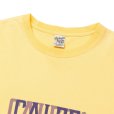 画像2: CALEE/DROP SHOULDER CALEE BLUR LOGO TEE（YELLOW）［ドロップショルダープリントT-24春夏］ (2)