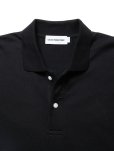 画像4: COOTIE PRODUCTIONS/Jacquard Sleeve S/S Polo（Black）［ジャガードスリーブポロ-24春夏］ (4)