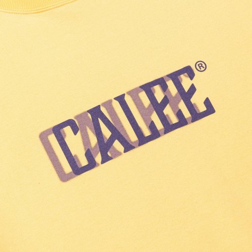 他の写真3: CALEE/DROP SHOULDER CALEE BLUR LOGO TEE（YELLOW）［ドロップショルダープリントT-24春夏］