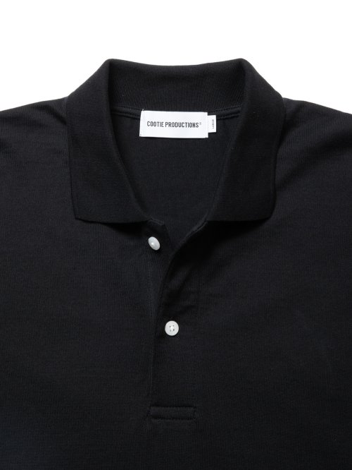 他の写真3: COOTIE PRODUCTIONS/Jacquard Sleeve S/S Polo（Black）［ジャガードスリーブポロ-24春夏］