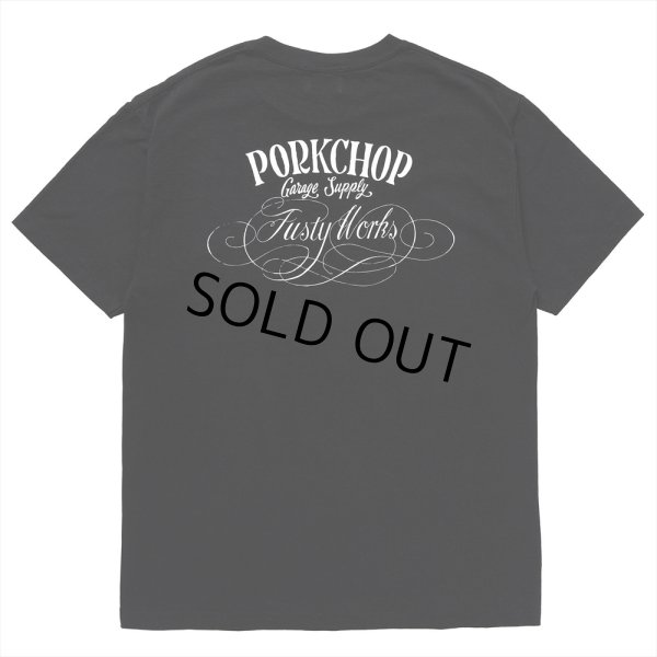 画像2: PORKCHOP/F-100 TEE（BLACK）［プリントT-24春夏］