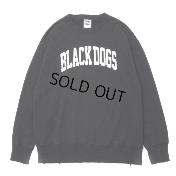 画像1: ROTTWEILER/B.D DAMAGE SWEATER（CHARCOAL） 【30%OFF】［ユーズド加工クルーネックスウェット-24春夏］