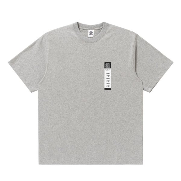 画像1: BlackEyePatch/SIZE LABEL TEE（HEATER GRAY）