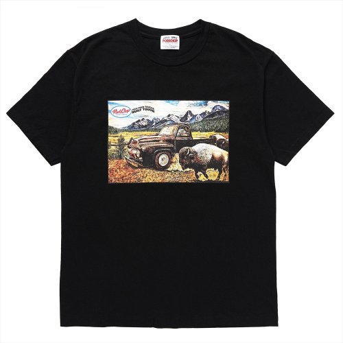 他の写真1: PORKCHOP/F-100 TEE（BLACK）［プリントT-24春夏］