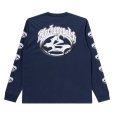 画像2: BlackEyePatch/KUSTOM CAR EMBLEM L/S TEE（NAVY） (2)