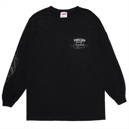 他の写真1: PORKCHOP/F-100 L/S TEE（BLACK）［プリント長袖T-24春夏］