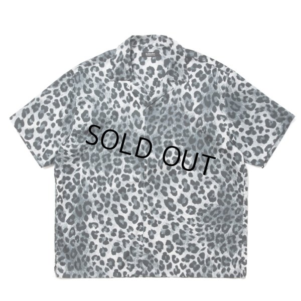 画像1: ROTTWEILER/R9 LEOPARD S/S SHIRT（GRAY） 【30%OFF】［レオパードシャツ-24春夏］