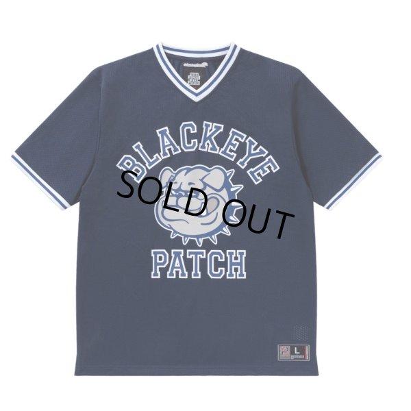 画像1: BlackEyePatch/BULLDOG V NECK GAME SHIRT（NAVY）