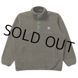 BlackEyePatch/SMALL OG LABEL FLEECE PULLOVER（OLIVE）