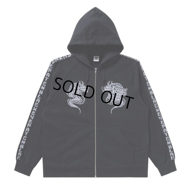 画像1: BlackEyePatch/KANJI TAPED DRAGON ZIP HOODIE（BLACK）