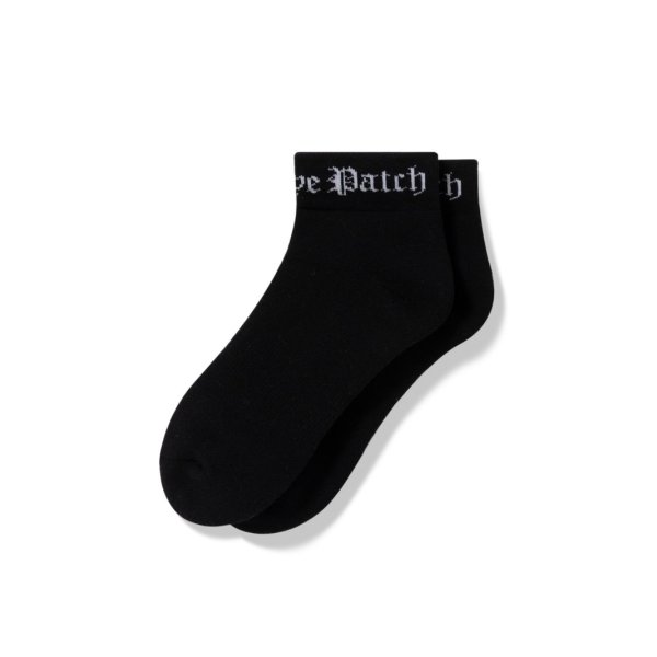 画像1: BlackEyePatch/OE LOGO MID SOCKS（BLACK）