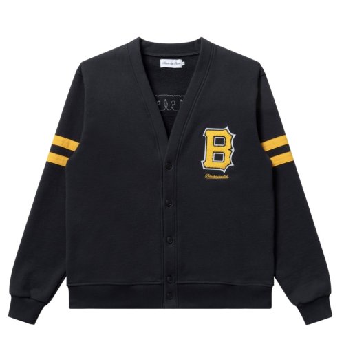 他の写真1: BlackEyePatch/JAGGED B LOGO SWEAT CARDIGAN （BLACK）