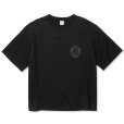 画像2: CALEE/DROP SHOULDER S.V.D.S.H LOGO TEE ＜NATURALLY PAINT DESIGN＞（BLACK）［ドロップショルダープリントT-24春夏］ (2)