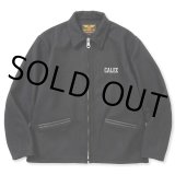 CALEE/MELTON WOOL SPORTS TYPE JACKET＜REBELS RULE＞（BLACK） 【40%OFF】［メルトンウールスポーツJKT-23秋冬］