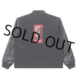 BlackEyePatch/KANJI LOGO HWC LABEL VARSITY JACKET（BLACK）