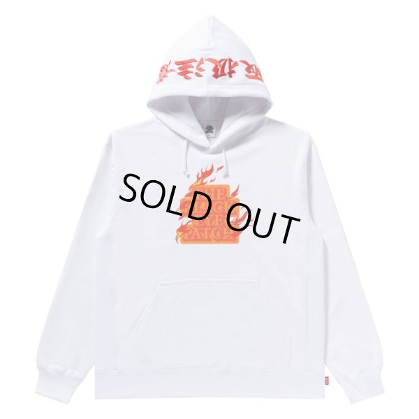 画像1: BlackEyePatch/BURNING OG LABEL HWC HOODIE（WHITE）