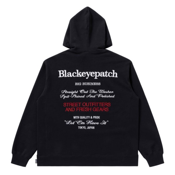 画像1: BlackEyePatch/BIG BUSINESS STATEMENT HOODIE（BLACK）