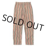 【40%OFF】CALEE/R/P ZIGZAG STRIPE EASY TROUSERS（BROWN）［ジグザグストライプイージートラウザース-24春夏］