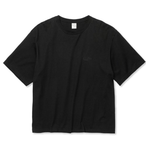 他の写真1: CALEE/EMBROIDERY DROP SHOULDER S/S TEE（BLACK）［ドロップショルダー刺繍T-24春夏］