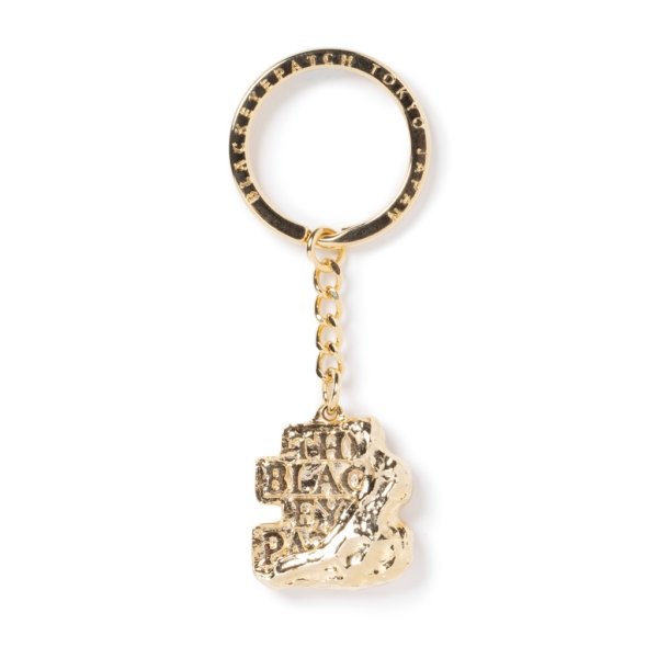 画像1: BlackEyePatch/BRICKED OG LABEL KEYCHAIN（GOLD）