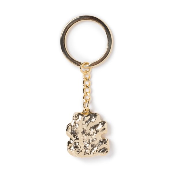 画像2: BlackEyePatch/BRICKED OG LABEL KEYCHAIN（GOLD）