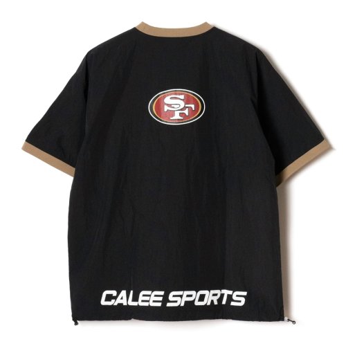 他の写真2: CALEE/× NFL 49ERS S/S NYLON GAME SH（BLACK）［ナイロンゲームシャツ-24春夏］