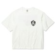 画像2: CALEE/DROP SHOULDER S.V.D.S.H LOGO TEE ＜NATURALLY PAINT DESIGN＞（WHITE）［ドロップショルダープリントT-24春夏］ (2)