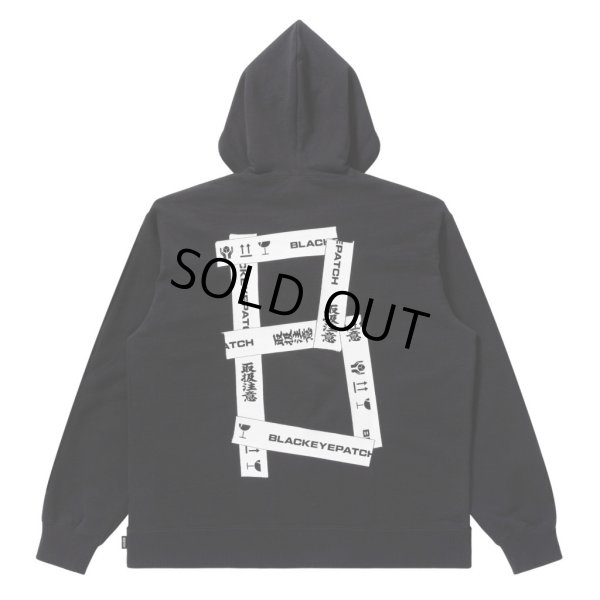 画像2: BlackEyePatch/HWC TAPED ZIP HOODIE（BLACK）